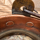 Antique Copper Pot with Iron Swing Handle