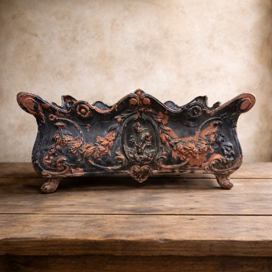 Large Antique French Cast Iron Jardinière Planter – Napoléon III
