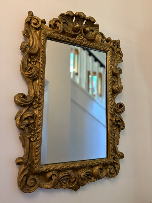 19th Century Italian Gilt Wood Mirror