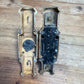 French Brass Door Handle Set
