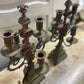 French Brass Candlesticks set of 2