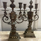 French Brass Candlesticks set of 2