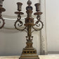 French Brass Candlesticks set of 2