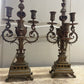 French Brass Candlesticks set of 2