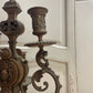French Brass Candlesticks set of 2