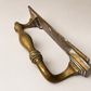 Large Antique European Bronze Door Pull, c.1900