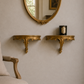 Pair of Petite French Gilt Rococo Wall Consoles | Late 19th Century