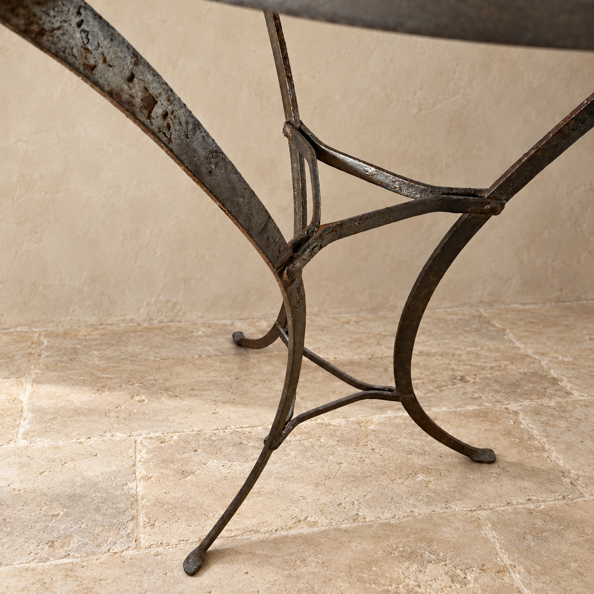 Vintage French Iron Bistro Table