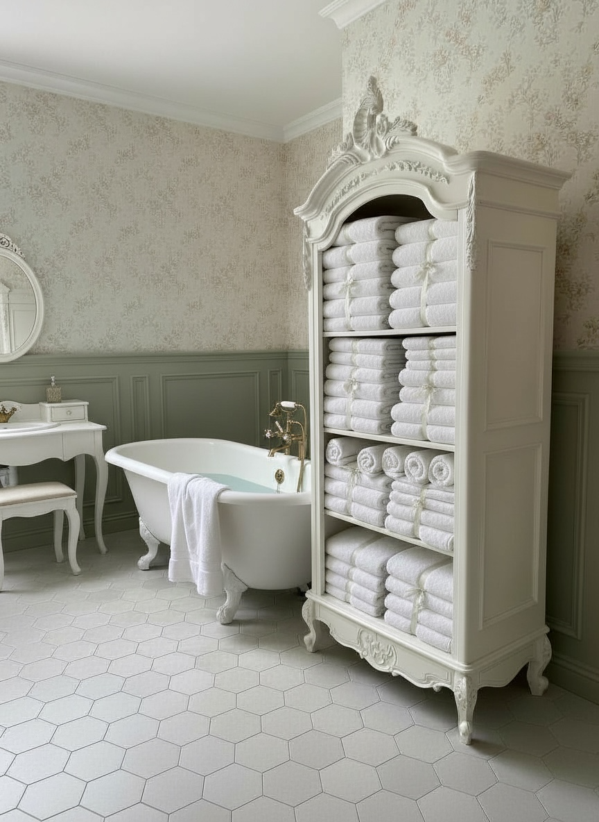 Vintage French Book Case