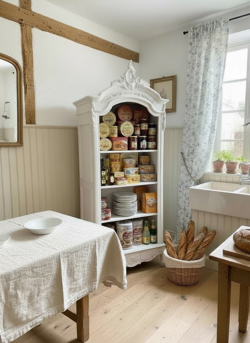 Vintage French Book Case