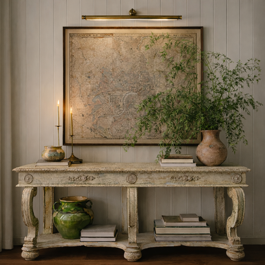 19th Century Italian Pine Console