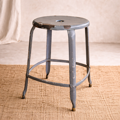 Mid-Century European Industrial Stools  | Original Patina, c. 1940s–60s
