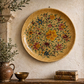 Large Italian Hand-Painted Ceramic Charger – Gubbio Floral Plate 46cm