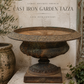 Large French Cast Iron Coupe Tazza, Late 19th Century