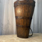 19th Century Oak and Leather French Grape Harvest Hod