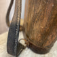 19th Century Oak and Leather French Grape Harvest Hod