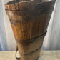 19th Century Oak and Leather French Grape Harvest Hod