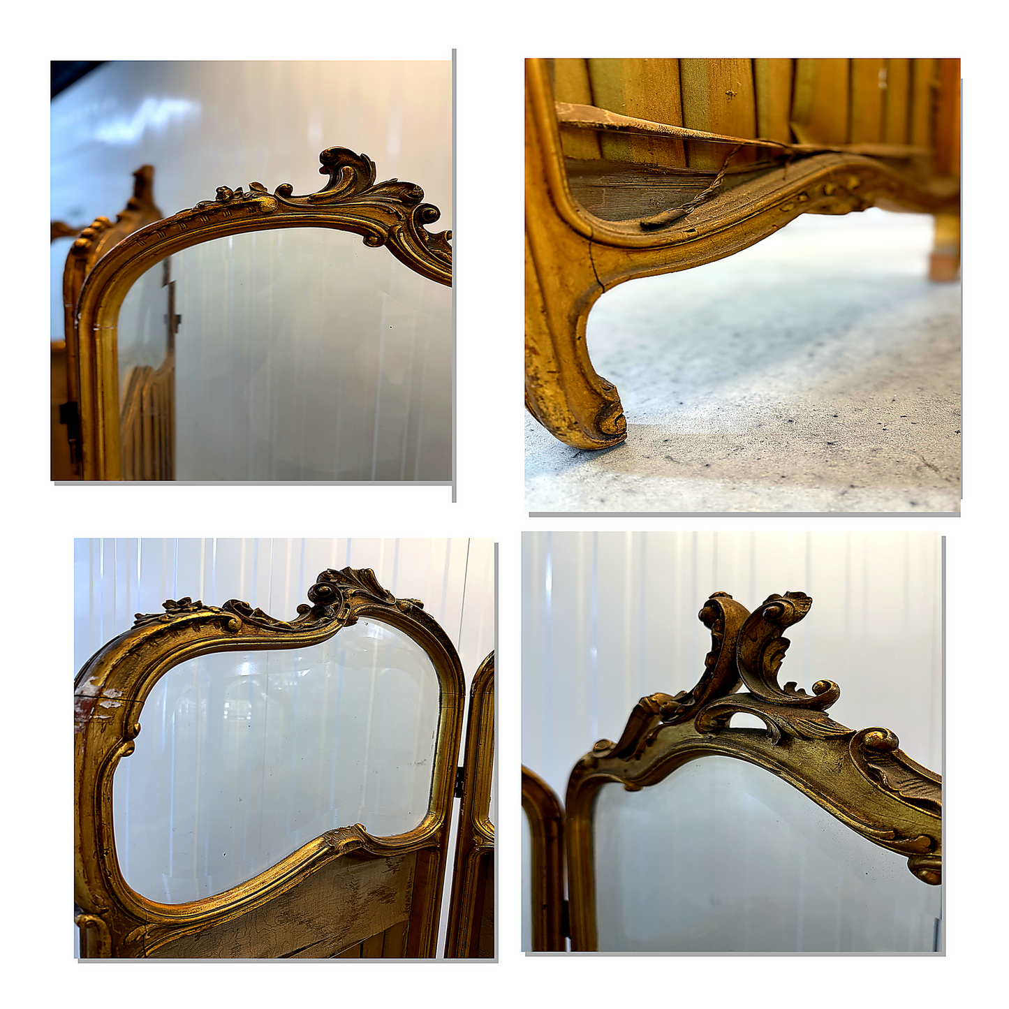 Louis XV 19th Century French Paravent