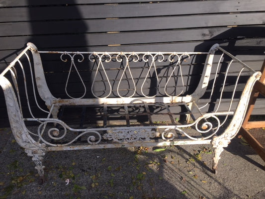 French Iron Daybed  SOLD